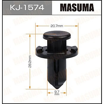 Клипса автомобильная KJ-1574 MASUMA