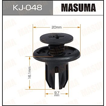 Клипса автомобильная KJ-048 MASUMA