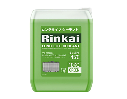 Антифриз RINKAI G12 Green зеленый -45 10кг