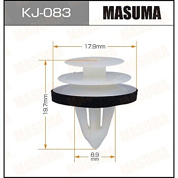 Клипса автомобильная KJ-083 MASUMA