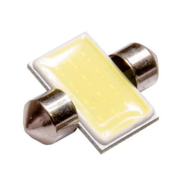 Лампа светодиодная T11 (C5W) 12V SV8.5-8 31мм Белая SKYWAY