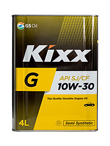 Масло двс п/с 10W30 SJ KIXX G/GX5 4л