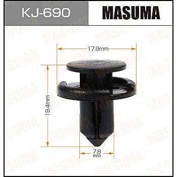 Клипса автомобильная KJ-690 MASUMA