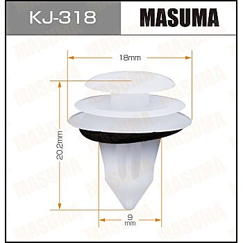 Клипса автомобильная KJ-318 MASUMA